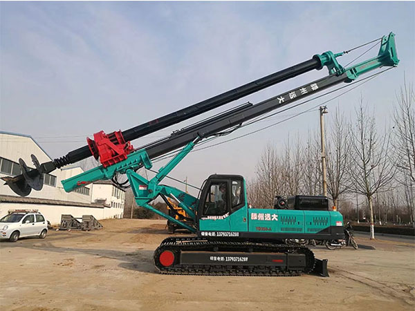 滕州市香蕉成人A片视频建築機械香蕉视频在线观看网站在打孔時遇到鋼筋籠浮起